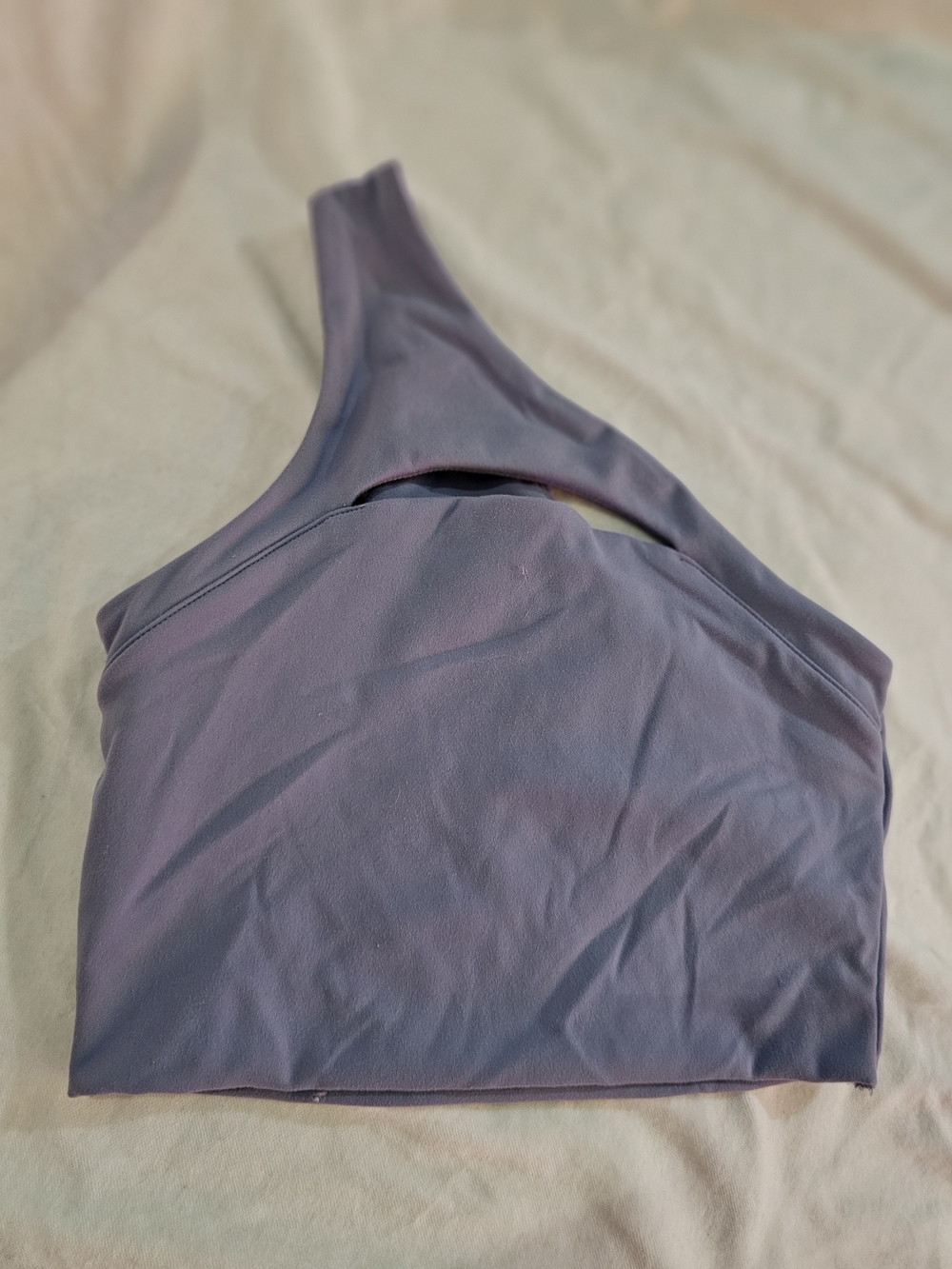 One-Shoulder Lavender Sleep & Lounge Bralette